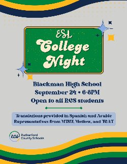 ESL College Night Flyer
